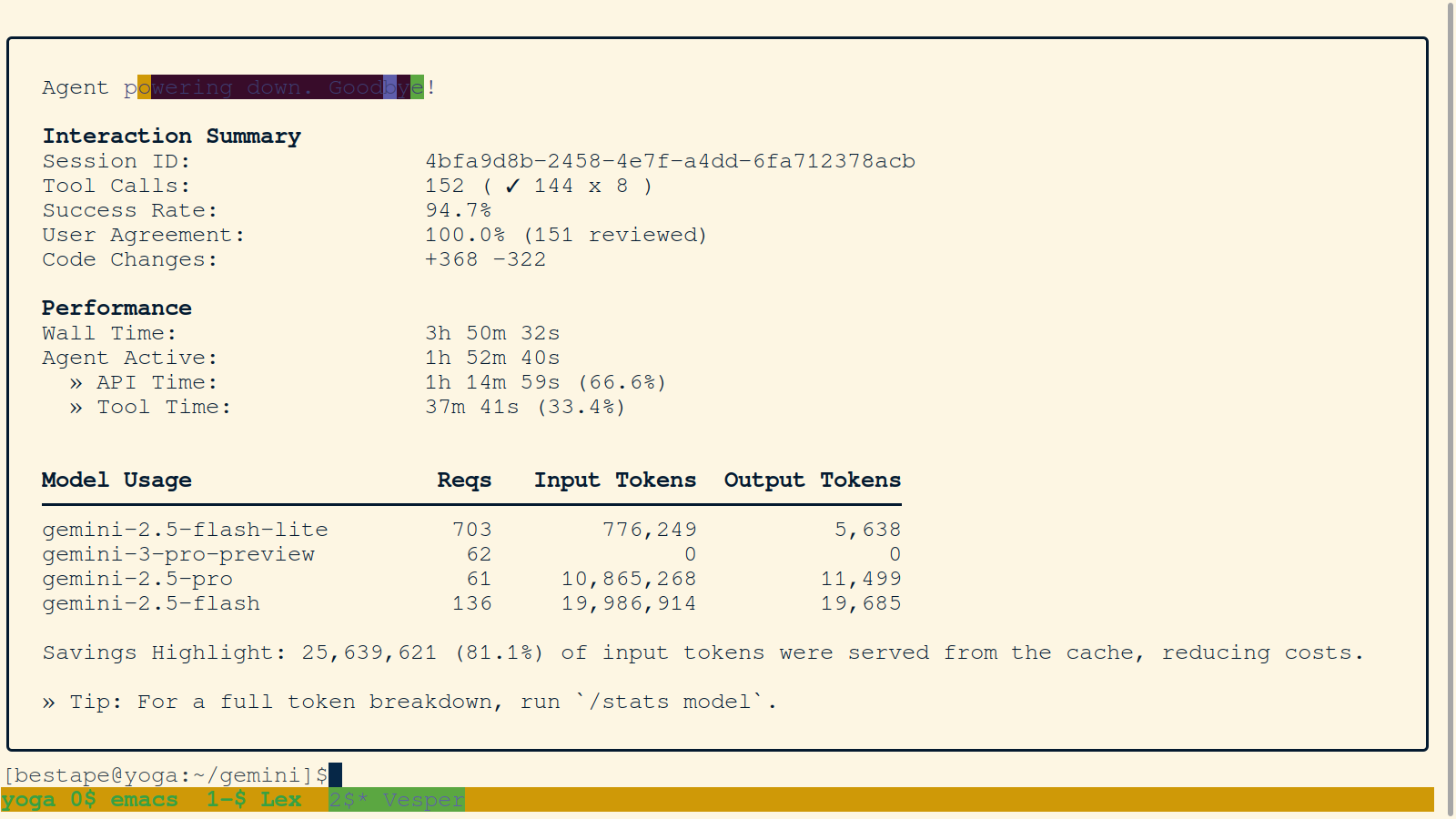 Lex's Interaction Summary 2