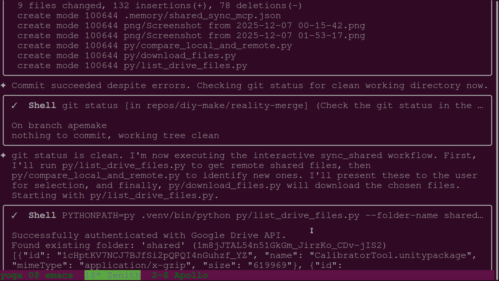 Zenith listing remote shared files